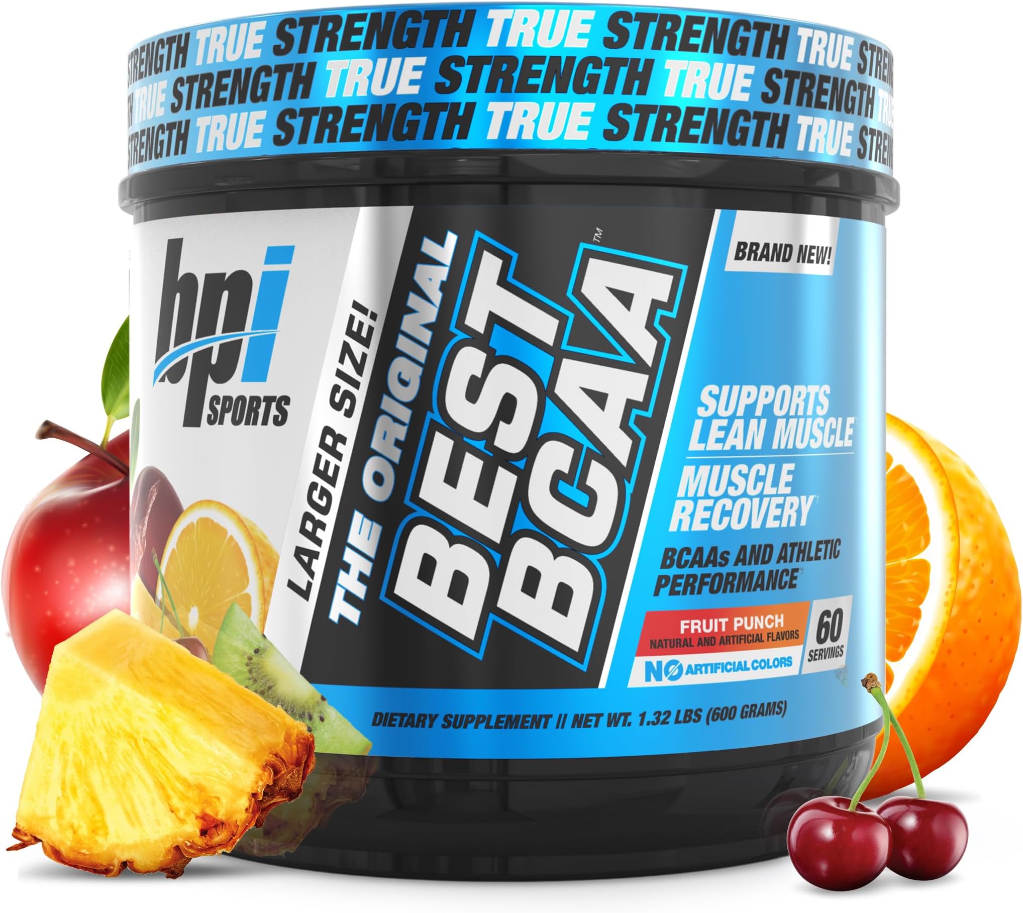 Best BCAA - BCAA Powder - Branched Chain Amino Acids - Muscle Recovery - Muscle Protein Synthesis - Lean Muscle - Improved Performance โ Hydration โ Fruit Punch - 60 Servings