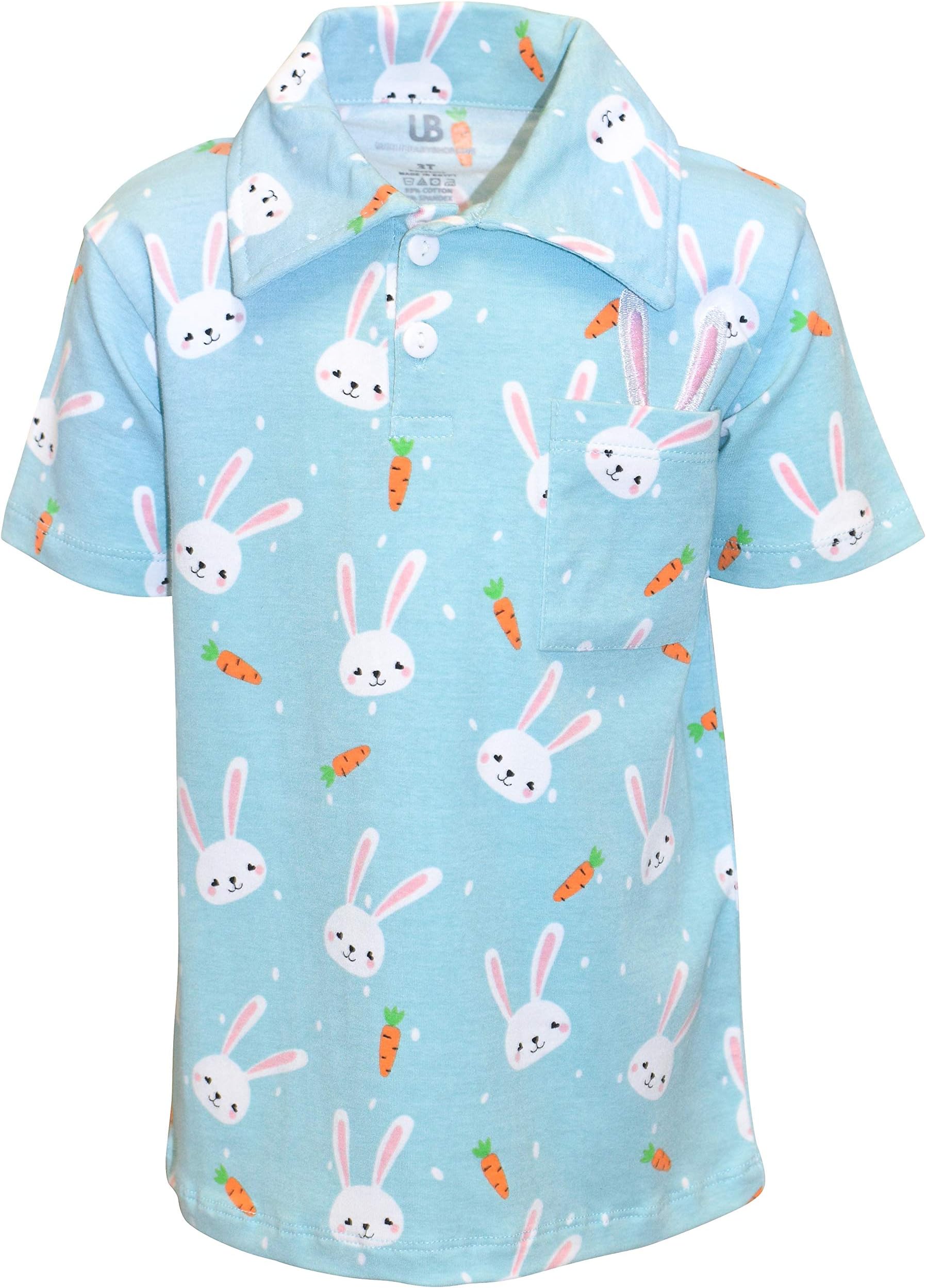 Unique Baby Moisture Wicking Kids Polo Shirts for Toddler Boys Polo Shirt