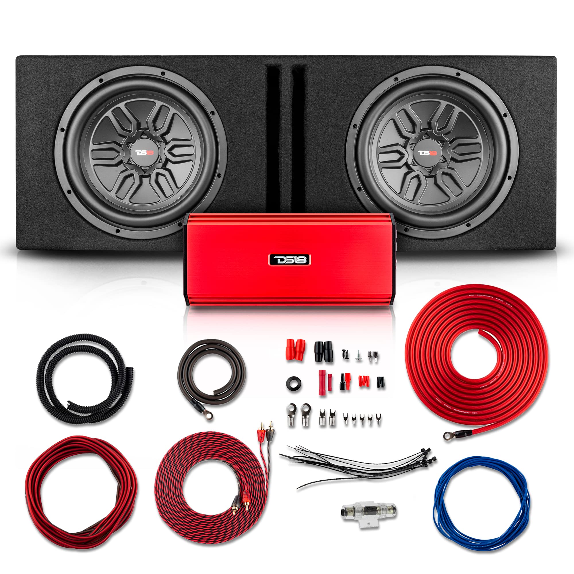 Ds18 Lse 212a Car Bass Package 2xslc Md12 Subwoofers In