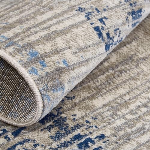 Miniatura 5 de Home Dynamix Melrose Lorenzo - Alfombra de área, 6x9, grisazul