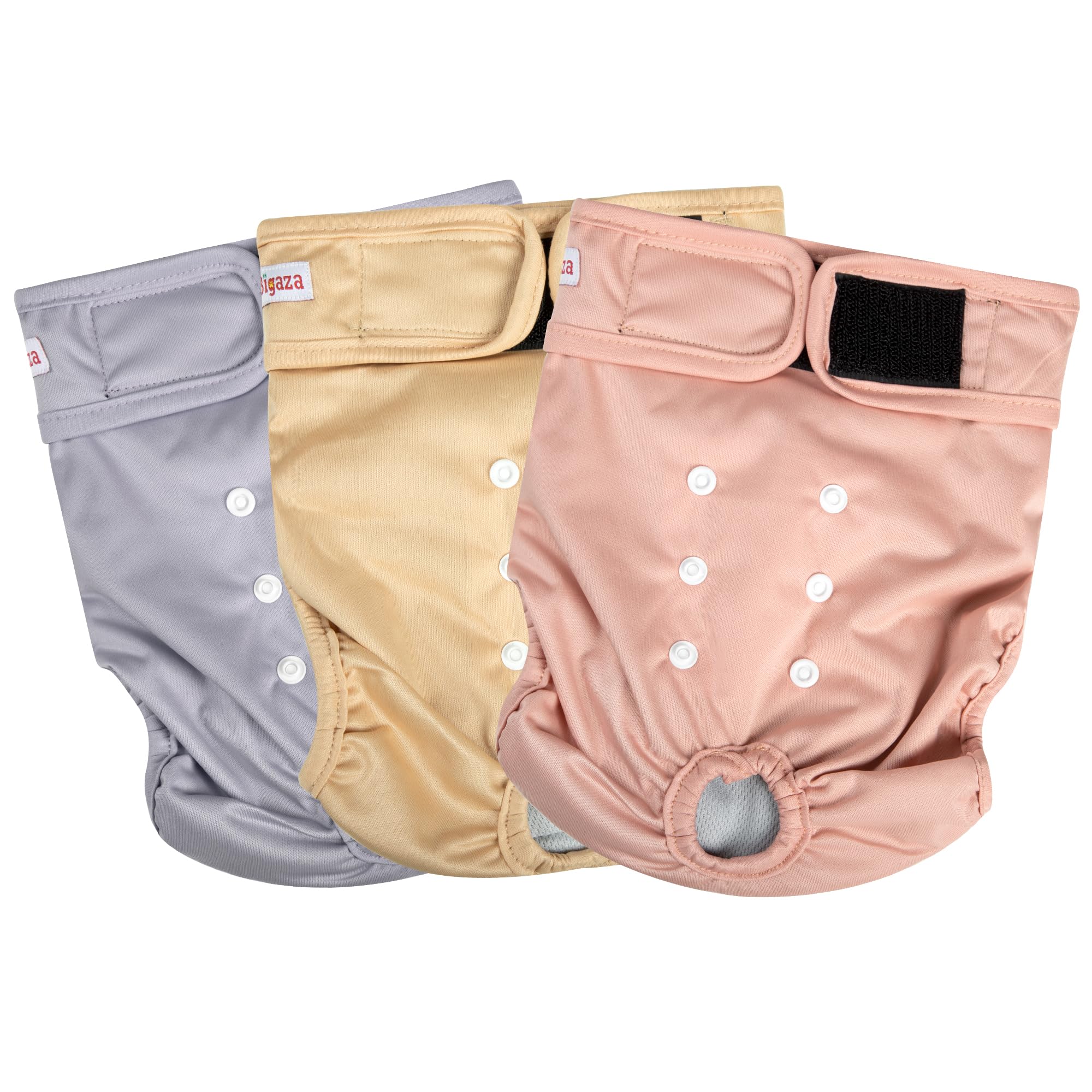 Female Dogs Diapers Belly Bands, Washable Reusable Female Doggy Wraps Panties for Doggie Puppy Pooping Potty Training Heat...