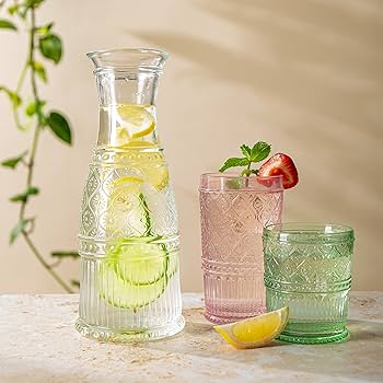 Amazon.com: Godinger Carafe Pitcher, Water Pitcher, Wine