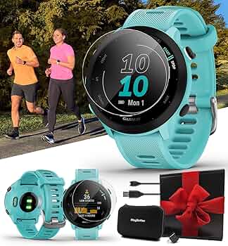 Garmin　ForeAthlete 55 Aqua Garmin Forerunner 55 Aqua GPS Running Watch with Texel Power
