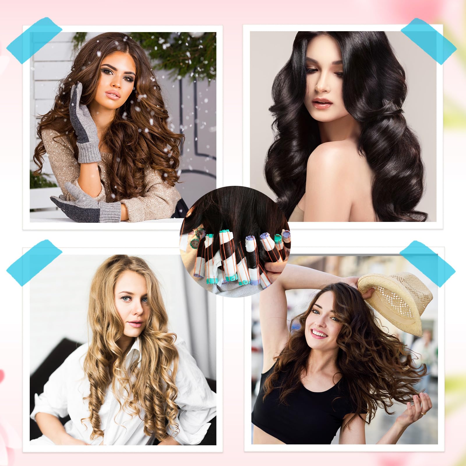 Papel permanente para cabello ultrafino transpirable 15 x 7,5 cm para salón