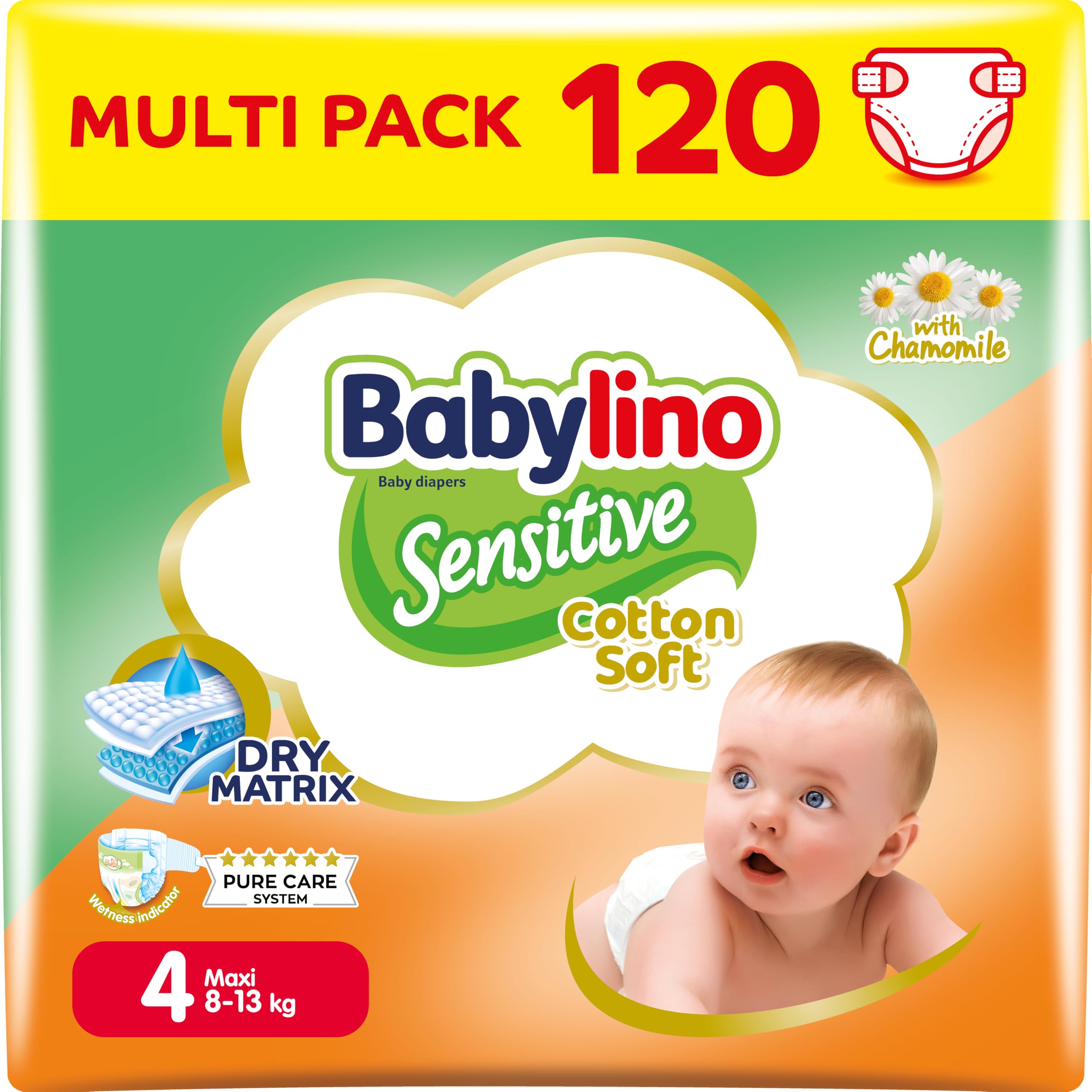 Babylino Sensitive Cotton Soft, Pañales Bebé Talla 1, Newborn (2-5 kg), 26 unidades — view 26