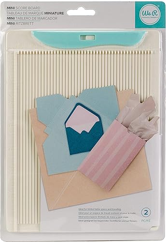 We R Memory Keepers Tablero de puntuación, multicolor, mini tablero de puntuación y creación de sobres personalizados tablero de puntuación para