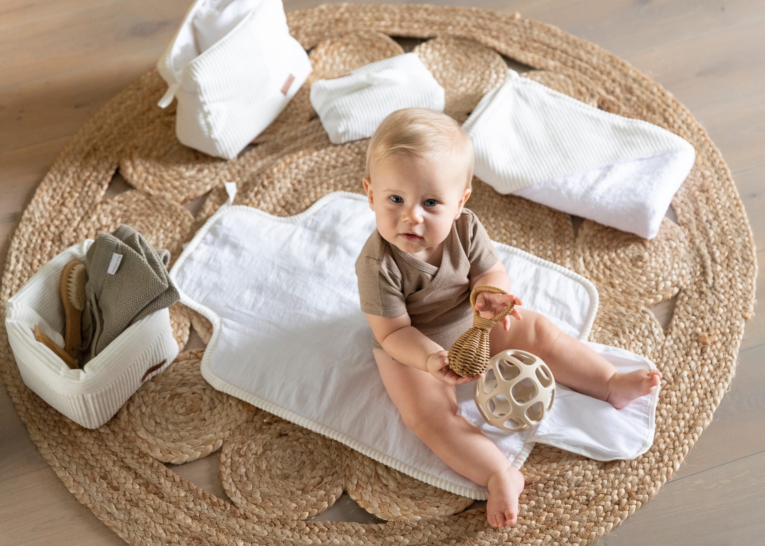 Baby's Only - Tapis à langer nomade Sky - Urban taupe