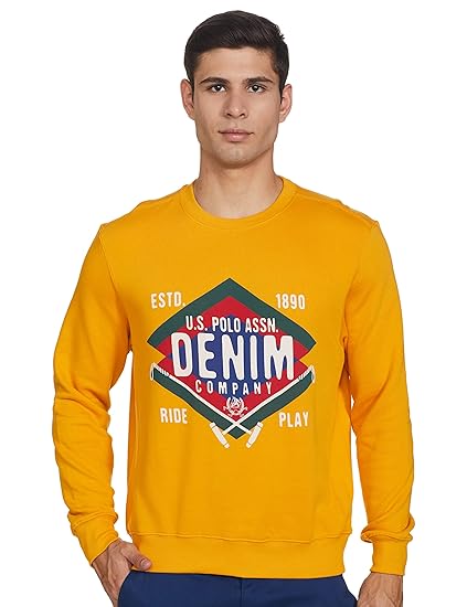 Men's Cotton Crew Neck Sweatshirt