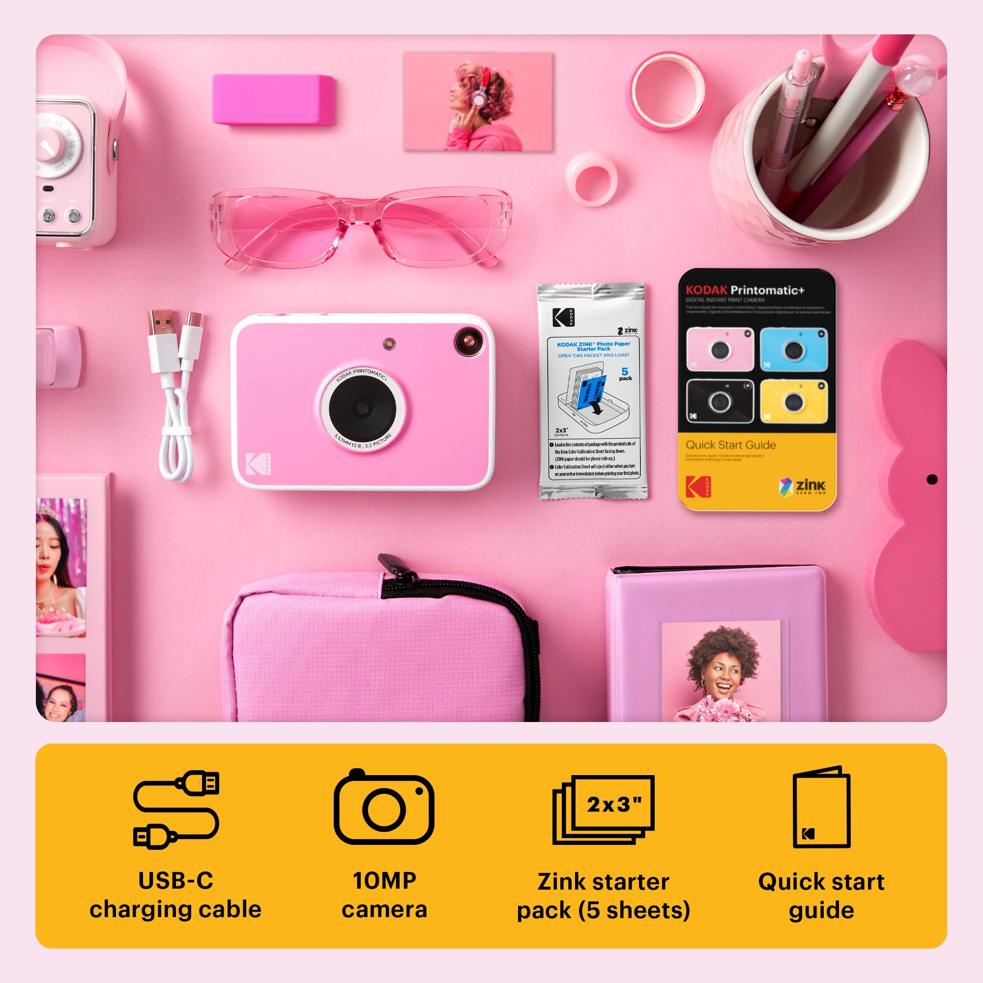 Amazon.co.jp: Kodak Printomatic+ インスタントプリントデジタル