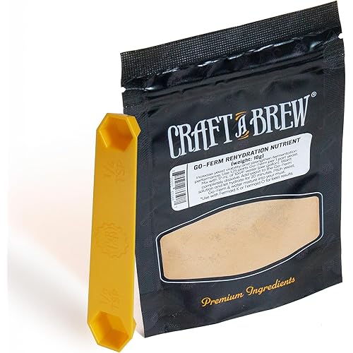 Craft A Brew - Go-Ferm - Natural Yeast Rehydration Nutrient - Enhances Fermentation Kinetics - Yeast for Alcohol Fermentation - 10g
