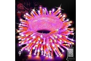 Halloween Decorations Clearance: 60FT 180 LED Outdoor and Indoor Lights