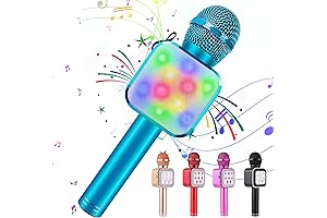 Wireless Bluetooth Karaoke Microphone for Kids