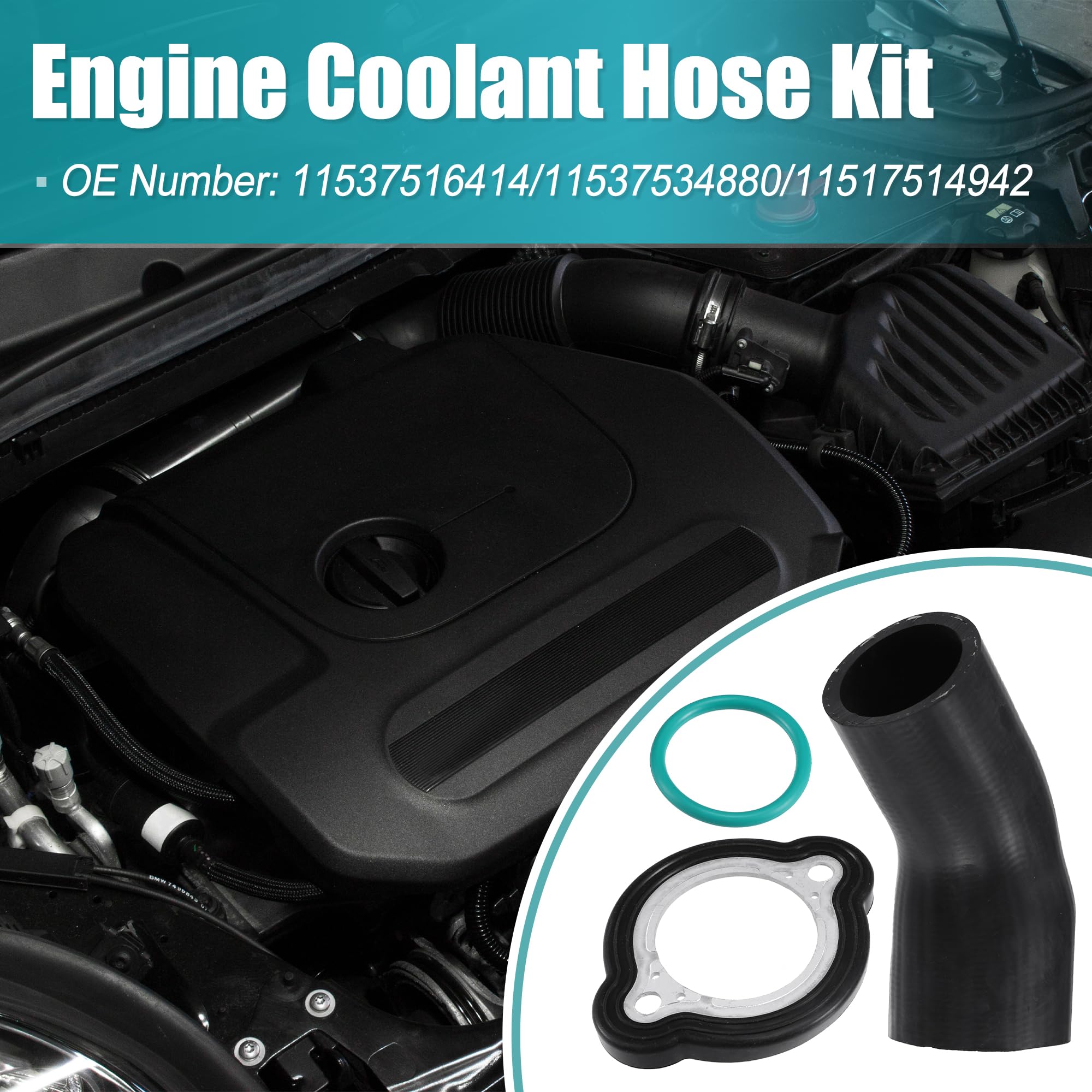 Amazon.com: uxcell Engine Coolant Hose Kit for BMW E82 E90 E91 E92 