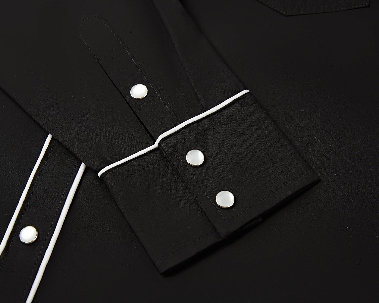 SALVAJE OESTE Women's Embroidered Western Cowboy Snap Front Long Sleeve Button Down Shirt - Image 4