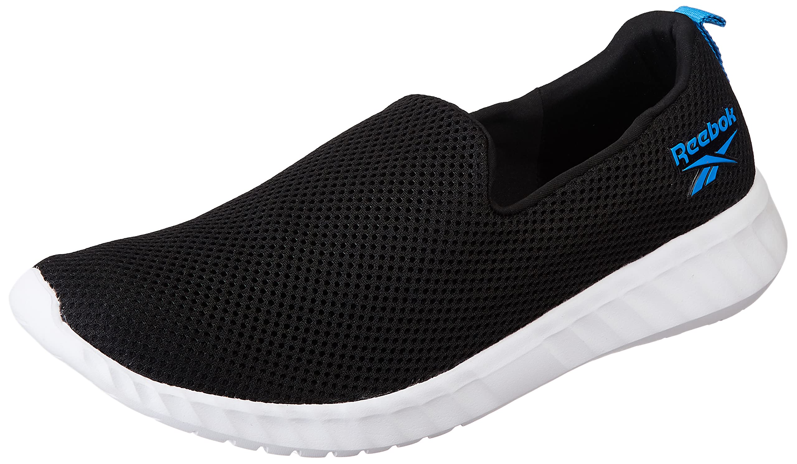 Reebok Men Synthetic/Textile Inbound Slipon M Walking Shoes Black/Horizon Blue UK-10 (B09N6SZZQY) Amazon Price History, Amazon Price Tracker