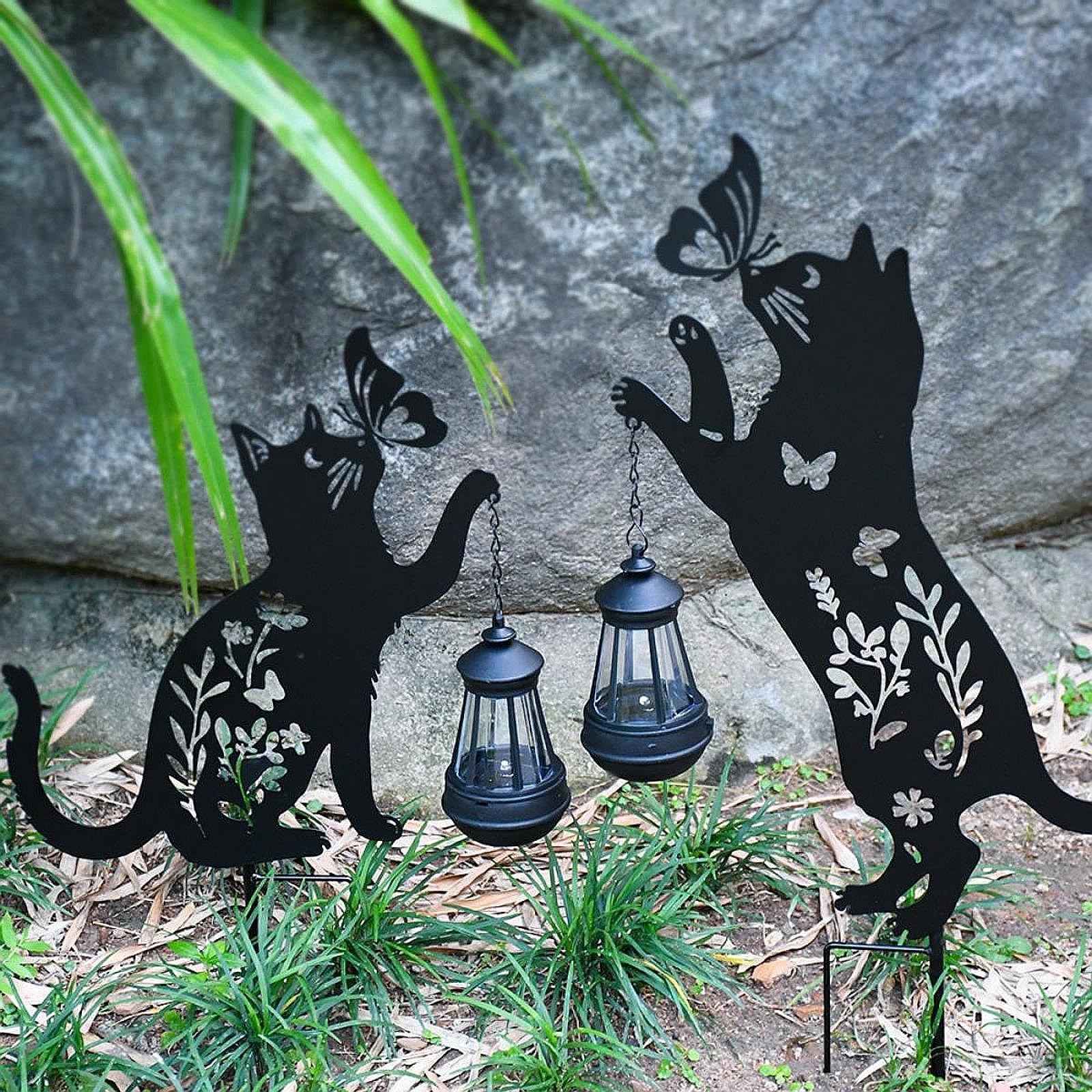 Estatua de Jardín con Luz Solar, Regalo para Mamá Y Abuela. Adorno.