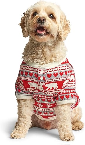 Pijamas Little Blue House by Hatley Fair, con oso y alce, para familia, Pijama de familia Fair Isle Bear & Moose, XL