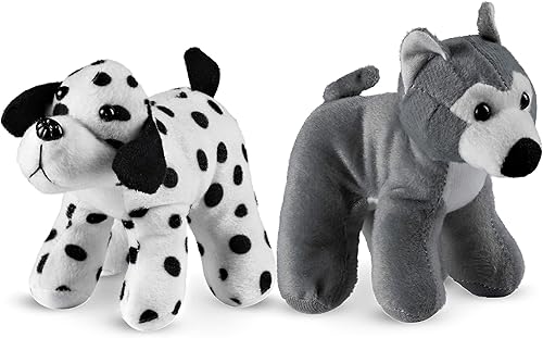 Miniatura 4 de Bedwina Cachorros de peluche – Paquete de 6 animales de peluche de 6 pulgadas de alto, varios cachorros y lindos cachorros de peluche, surtido de