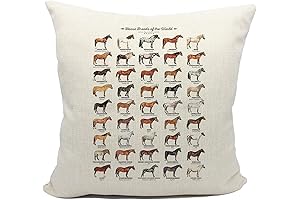 Mancheng-zi Horse Pillow Cover