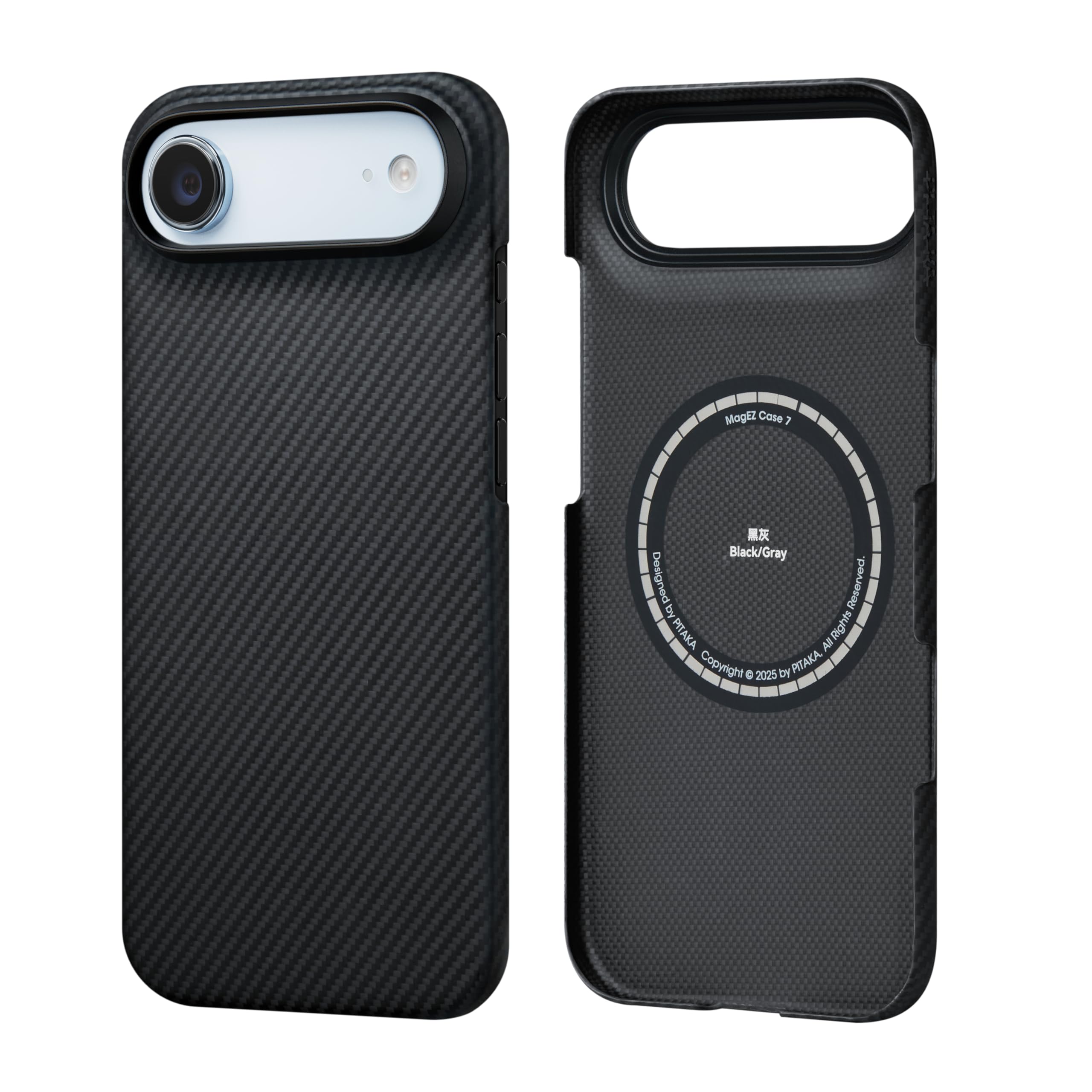 Coque iPhone Air pitaka compatible MagSafe étui fibre aramide - 8