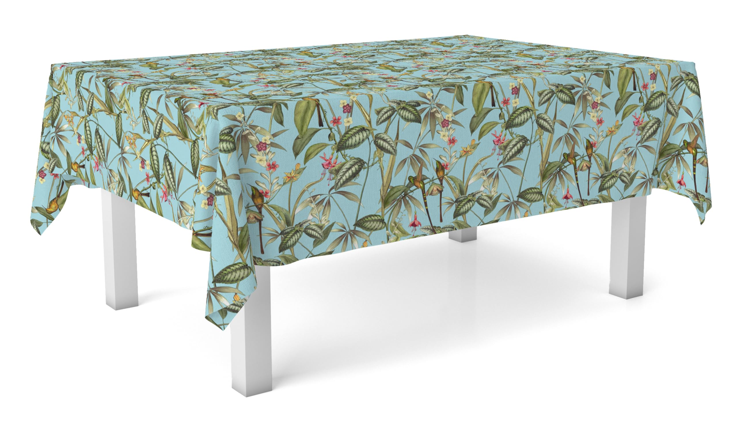 Martina Home Blue Amazon Oilcloth Tablecloth 260 X 140