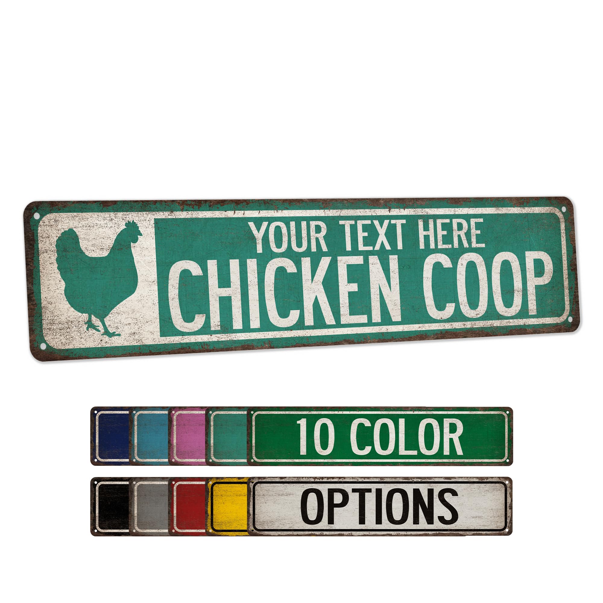 Personalized Chicken Coop Sign Chicken Coop Décor - Made In USA - Farmhouse Wall Décor Decoration For Home Rustic Hen House 104180017001
