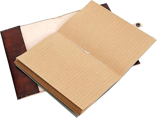 Miniatura 4 de Sun & Moon - Diario de escritura encuadernado en cuero, diario forrado de 5 x 7 pulgadas para mujeres y hombres