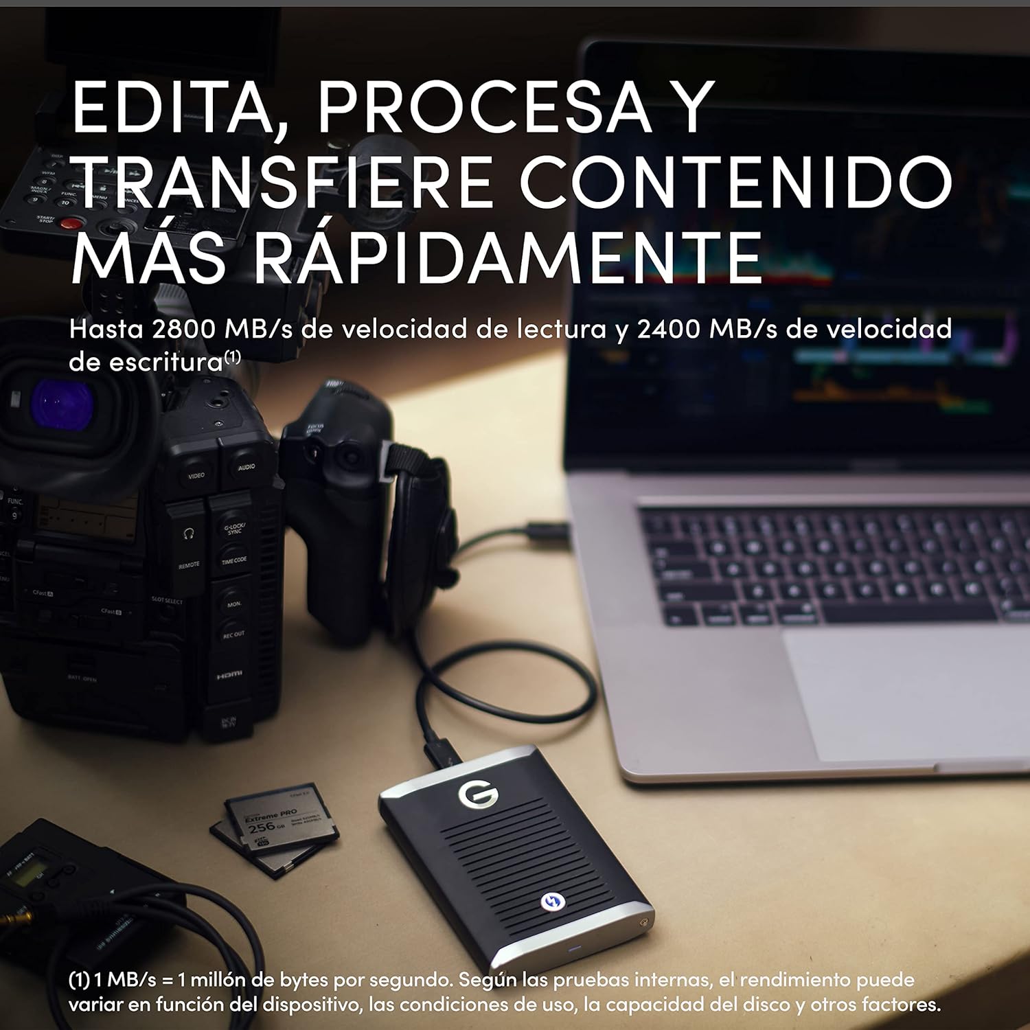 Best Deal SanDisk Professional 2TB G-Drive PRO SSD - Ultra-Rugged Portable External NVMe Solid State Drive, Up to 2800MB/s, Thunderbolt 3 (40Gbps) - SDPS51F-002T-GBANB