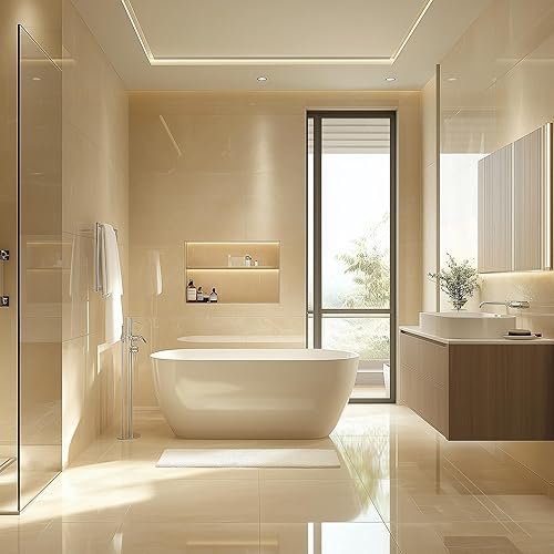 Miniatura 7 de SEIDO Toallero de 12 pulgadas, acero inoxidable 304 negro mate, soporte de pared, toalleros de una pieza para baño sin montaje, negro mate