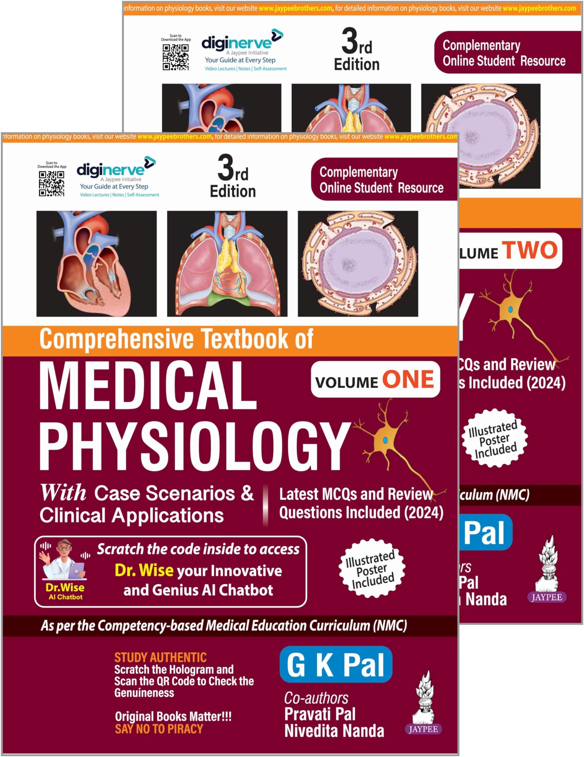 COMPREHENSIVE TEXTBOOK OF MEDICAL PHYSIOLOGY (2 VOLUMES)