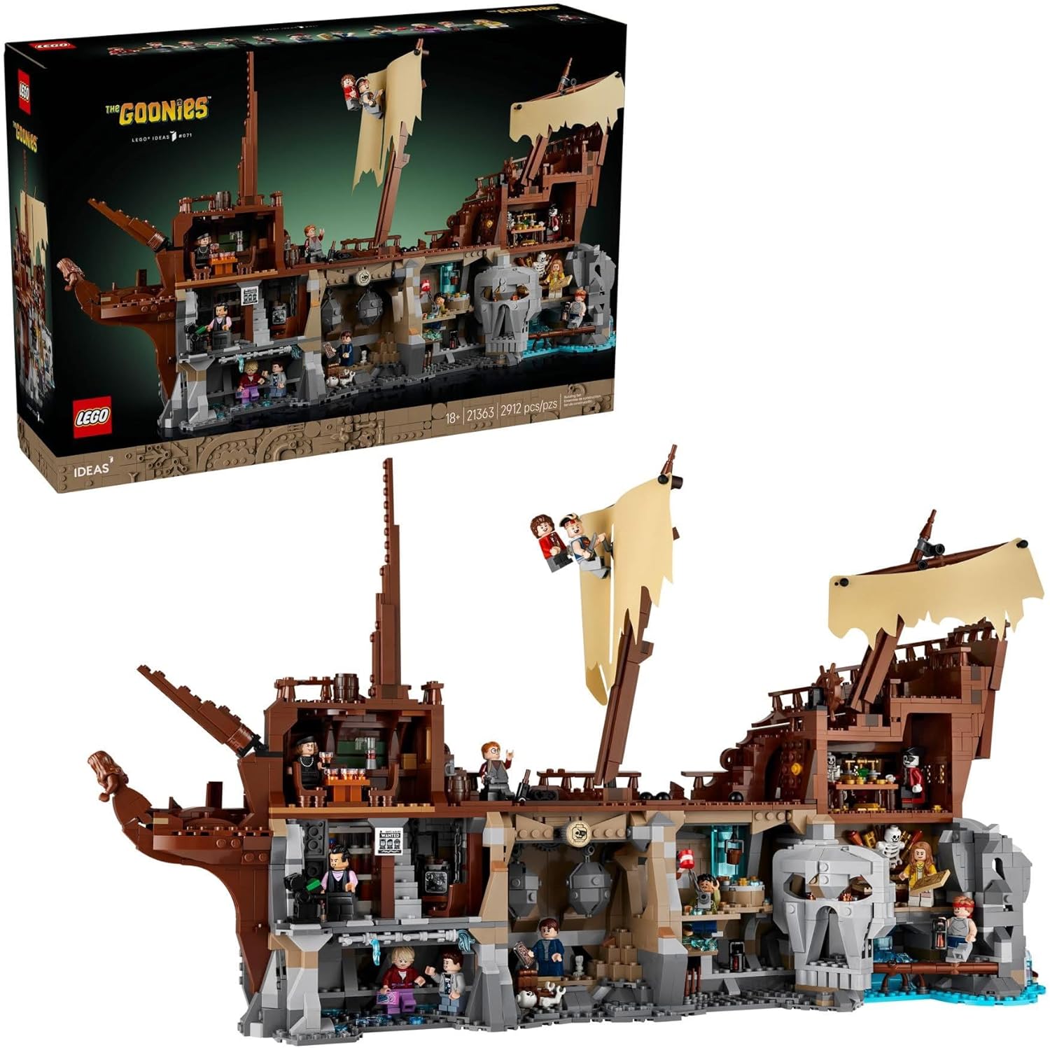 LEGO Ideas 21363 Goonies Adventure Toy Blocks for Boys and Girls