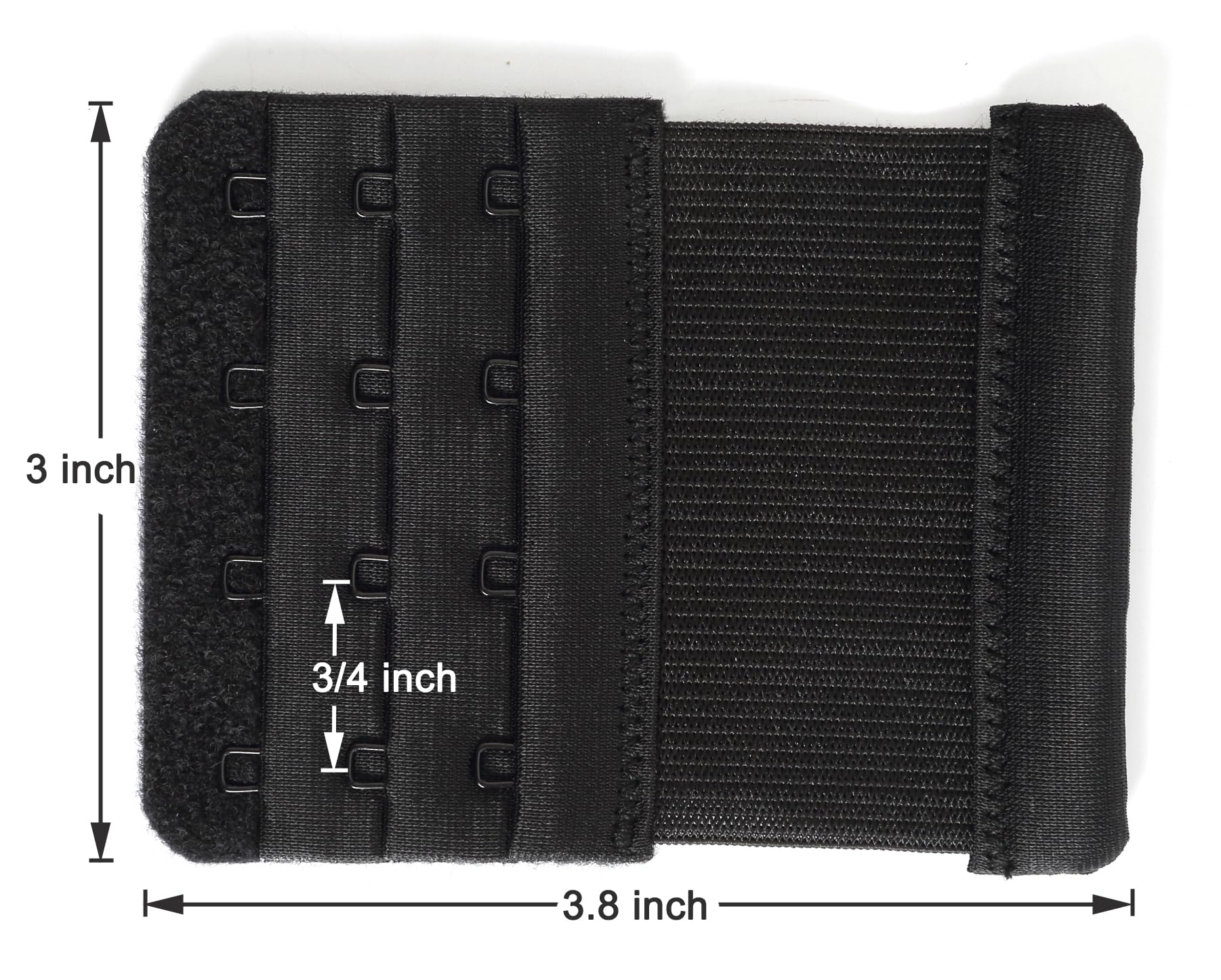 6 Stück BH Verlängerung Bra Extender 2 Haken / 3 Haken Weich Elastisch BH Verlängerer