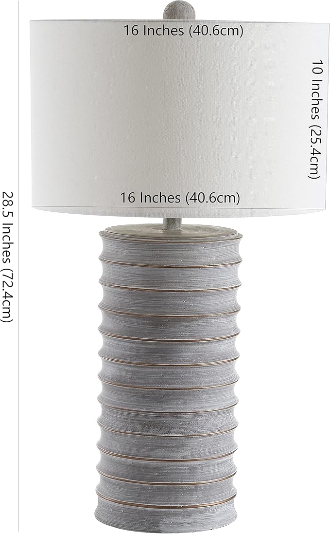 Juego de 2 Lámparas de Mesa SAFAVIEH Melina 16x16x28.5 pulgadas LED miniatura 3