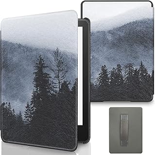 Aippdo Case for 6.8” Kindle Paperwhite 11th Generation 2021- Premium Lightweight Book Cover with Auto Wake/Sleep for Amazon Kindle Paperwhite 2021 Signature (Gray Forest)