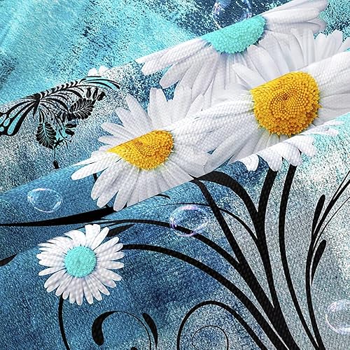 Miniatura 5 de Paquete de 2 fundas de cojín turquesa de 18 x 18 pulgadas para niños, fundas de almohada decorativas color verde azulado y gris degradado para niñas