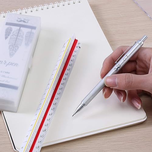 Miniatura 6 de Mr. Pen - Lápices mecánicos 0.7, lápices mecánicos de metal, lápices mecánicos de dibujo, lápices mecánicos para artistas, lápices mecánicos para