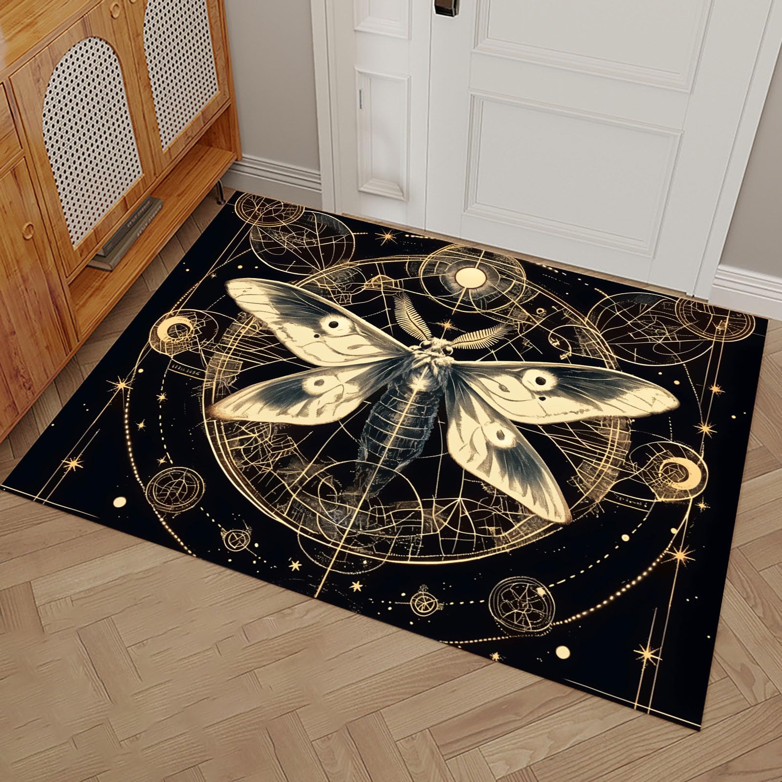 Tapis de sol super absorbant et lavable, paillasson intérieur piège à saletés 80x120cm