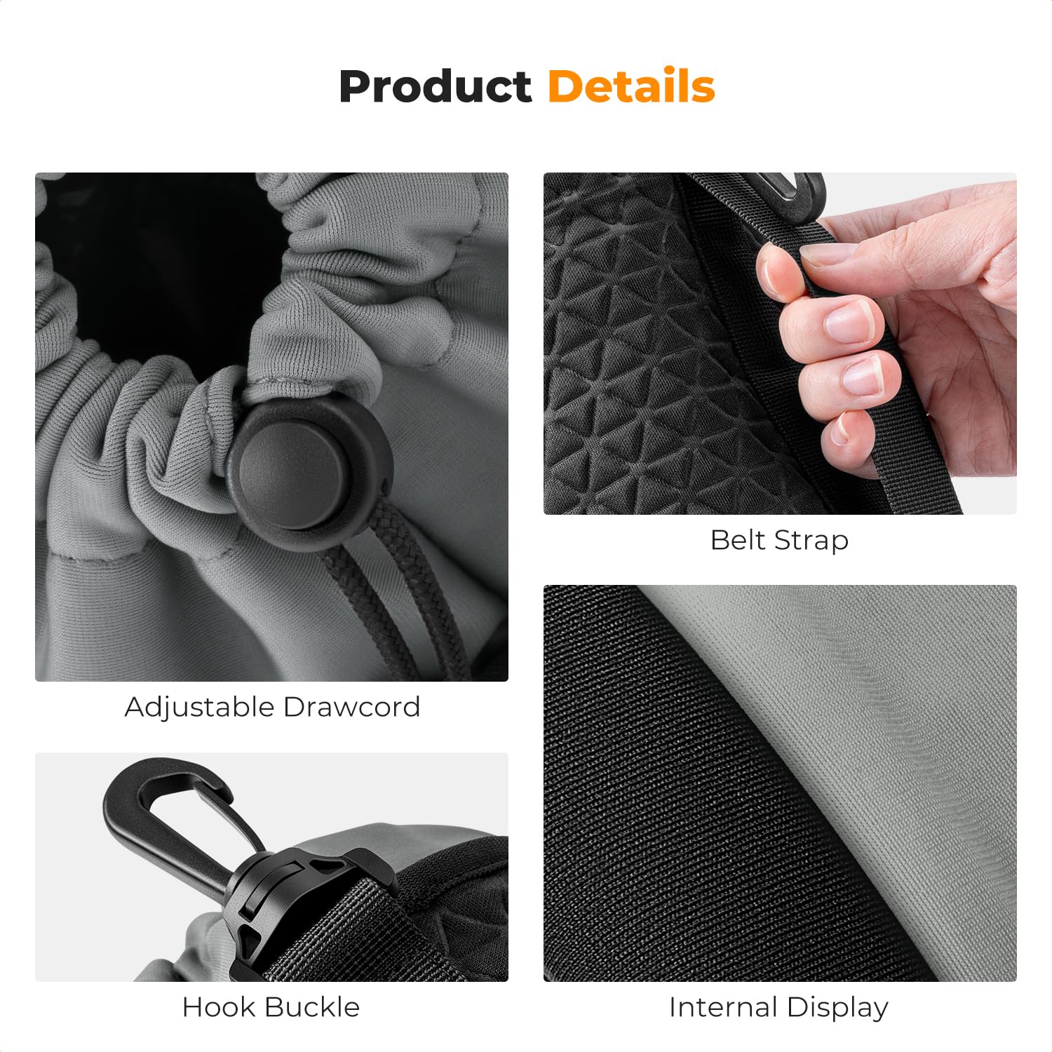Cassetta Protettiva per Obiettivi K&F CONCEPT 4PC Thichened Protection - Dettaglio