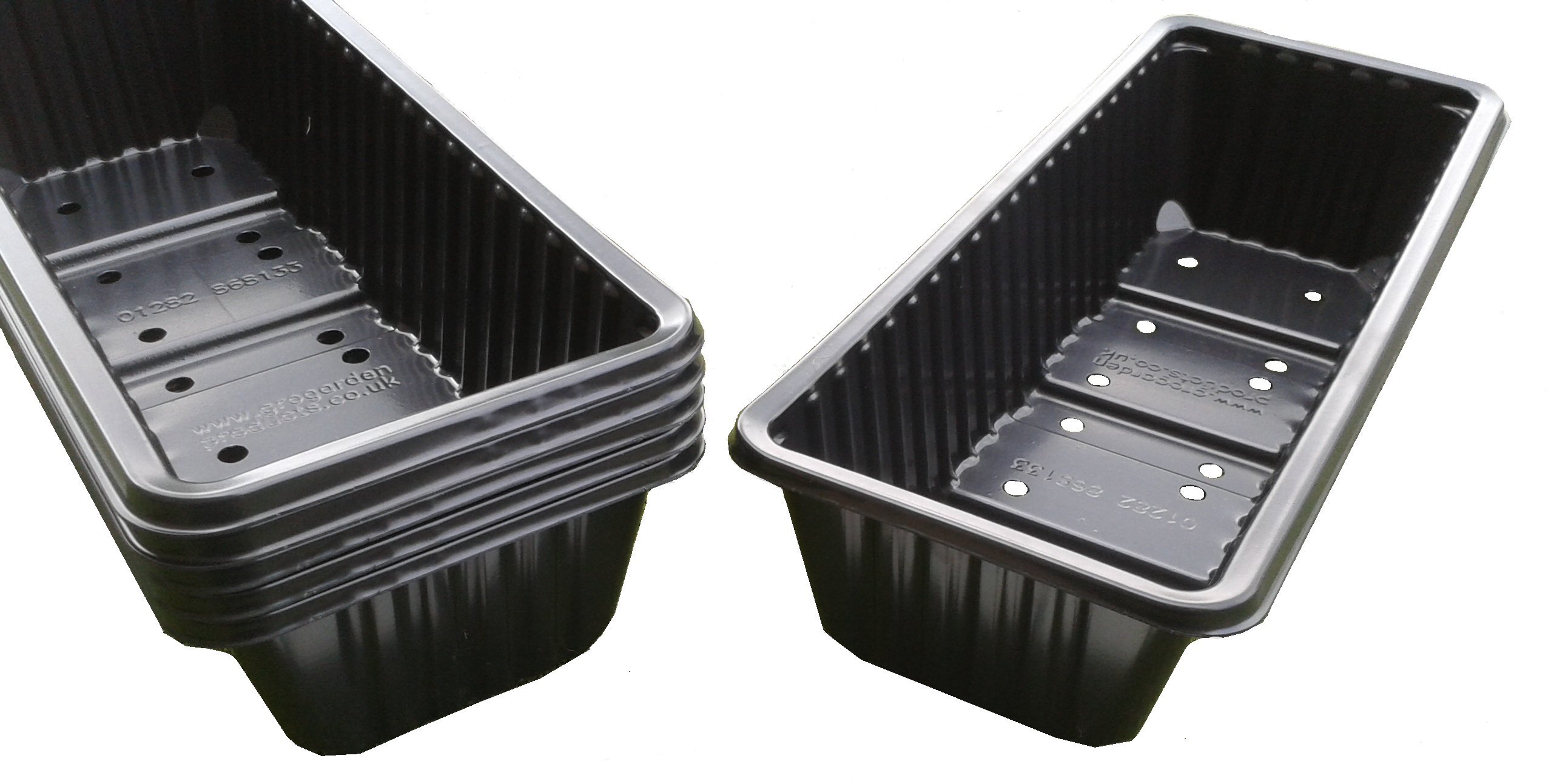 Seed Trays - Propagators for Plants - Seedling Tray - Seed Germination Kit - Seedling Pots and Trays - Planting Trays - Potting Tray - Ideal for Plant Germination Equipment 6 Pack