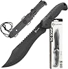REAPR 11001 TAC Bowie Knife, Stainless Steel Tactical Knife, Wilderness Survival Knife, Hunting Knife, Fixed Blade Knife with Sheath, Camping Knife
