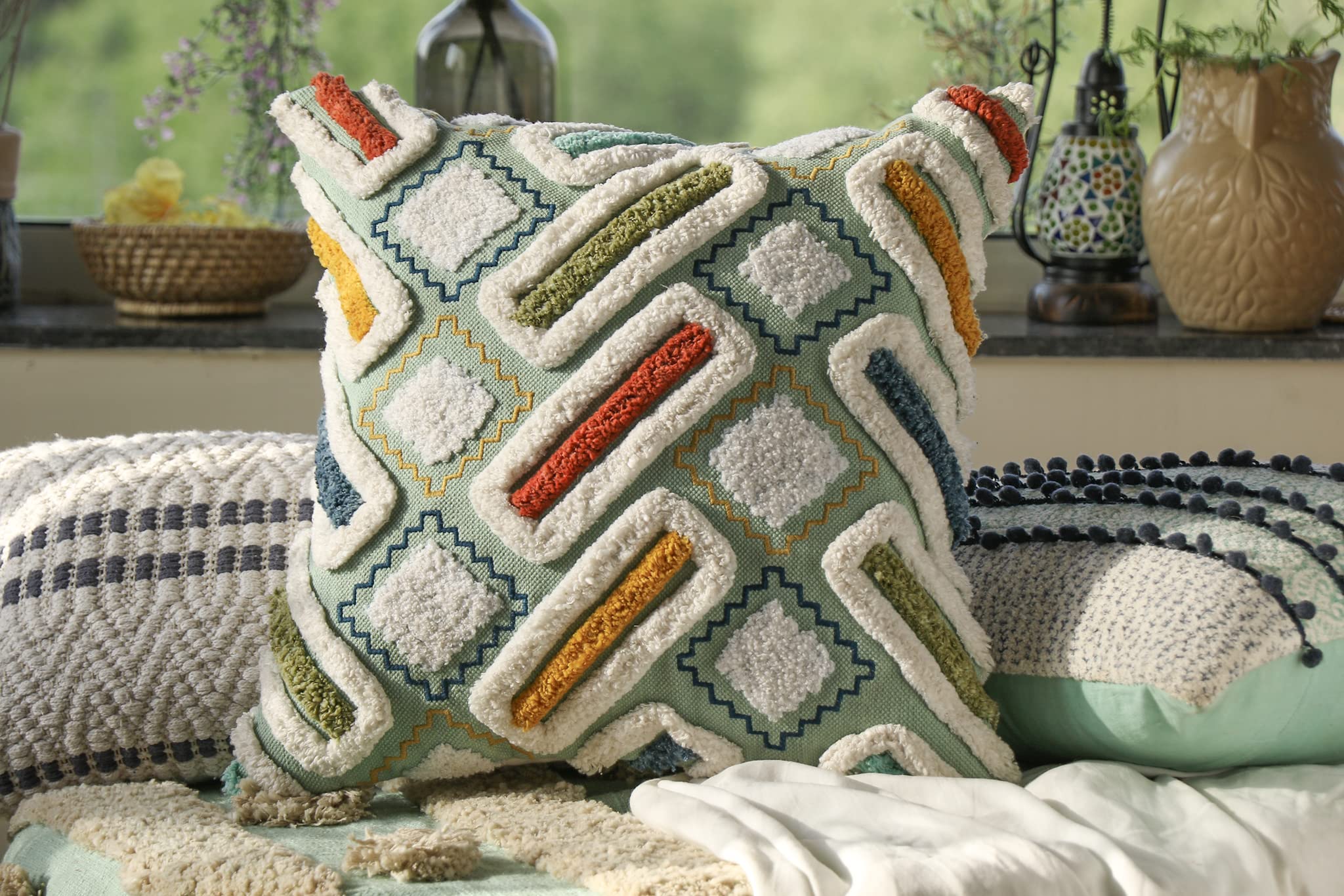 COTTON BOG SAG CUSHION COVER