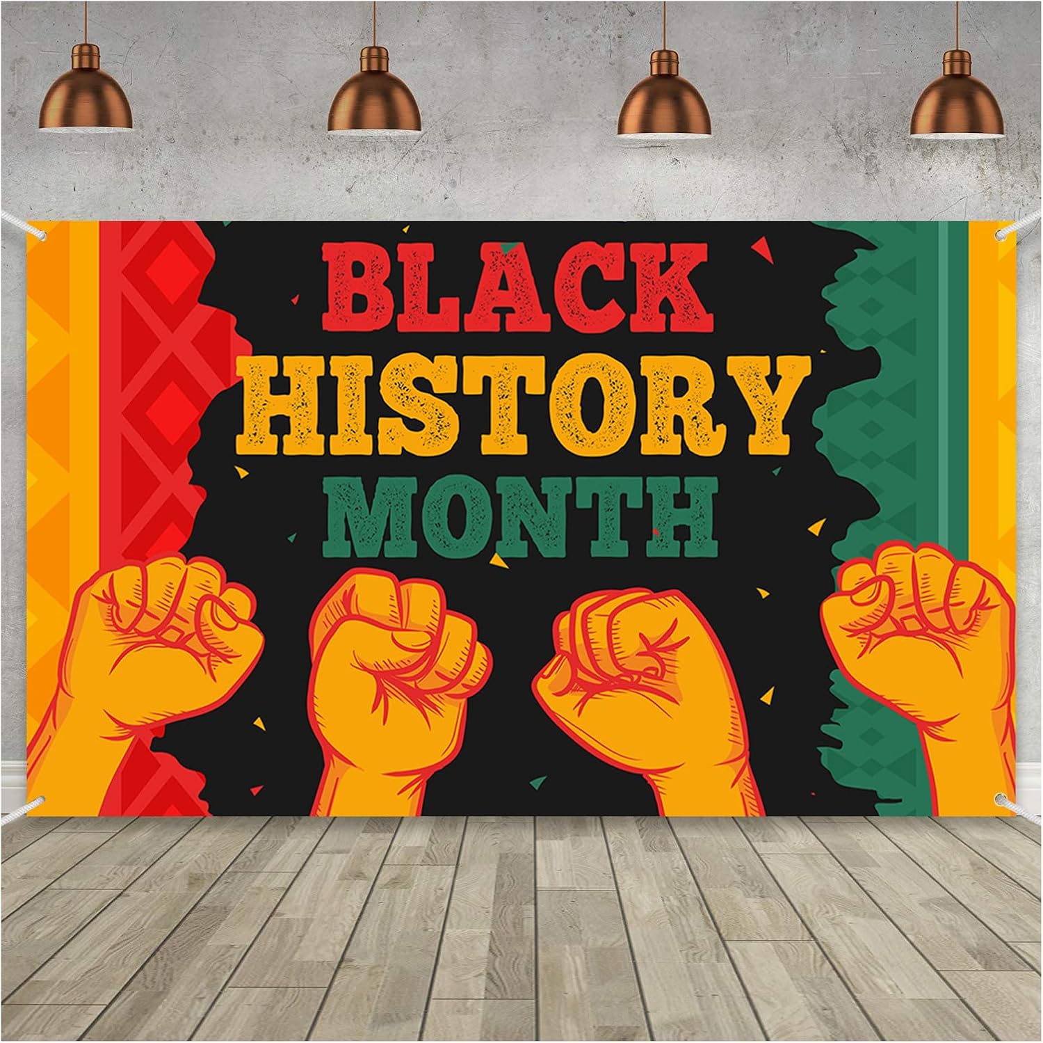 Black History Month Banner Black History Month Backdrop