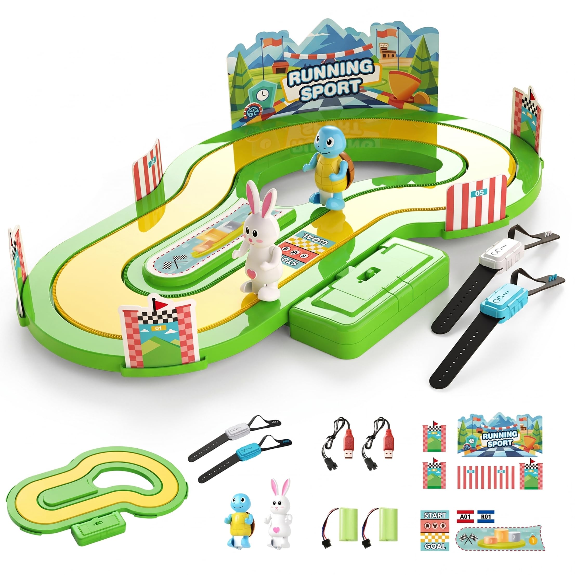 Juego Deportivo para Correr para niños, Movimiento inalámbrico, Juguetes de Aprendizaje para niños pequeños, Estilo 1