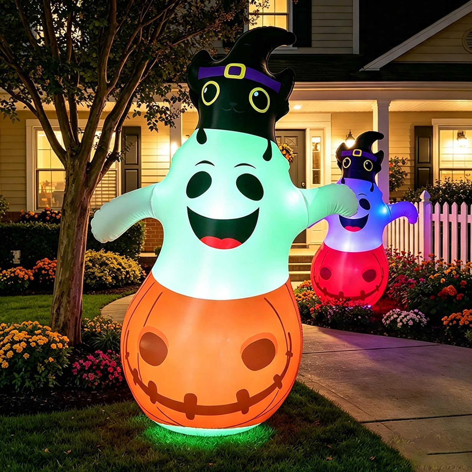 Hinchables Halloween Hinchables Calabaza Fantasma Tumbler Patio