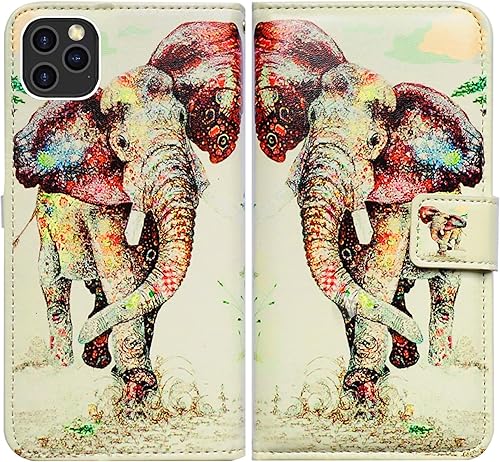 Miniatura 14 de Funda para iPhone 12 Pro Max, diseño de libélula con tapa y soporte para tarjeta y soporte para iPhone 12 Pro Max Linda libélula,Patrón de pájaro