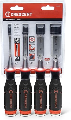 Miniatura 4 de Crescent 4 piezas de madera, 14", 12", 34", 1" cincel - CWCHS4