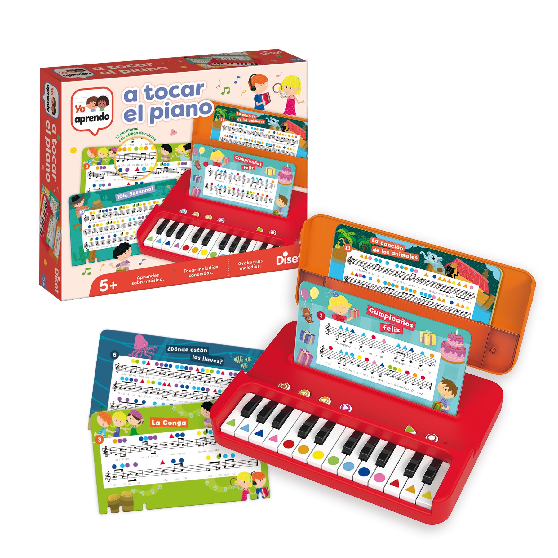 Diset - Yo aprendo a Tocar el Piano, Juego Educativo a Partir de 5 años