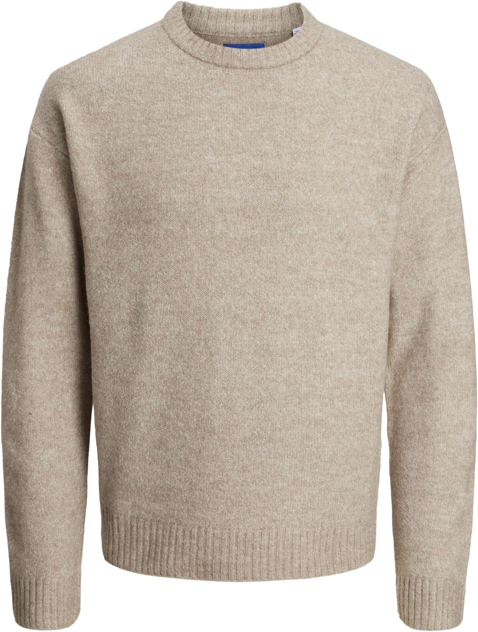 JACK & JONESMen's Jorollie Knit Crew Neck Sn Jumper
