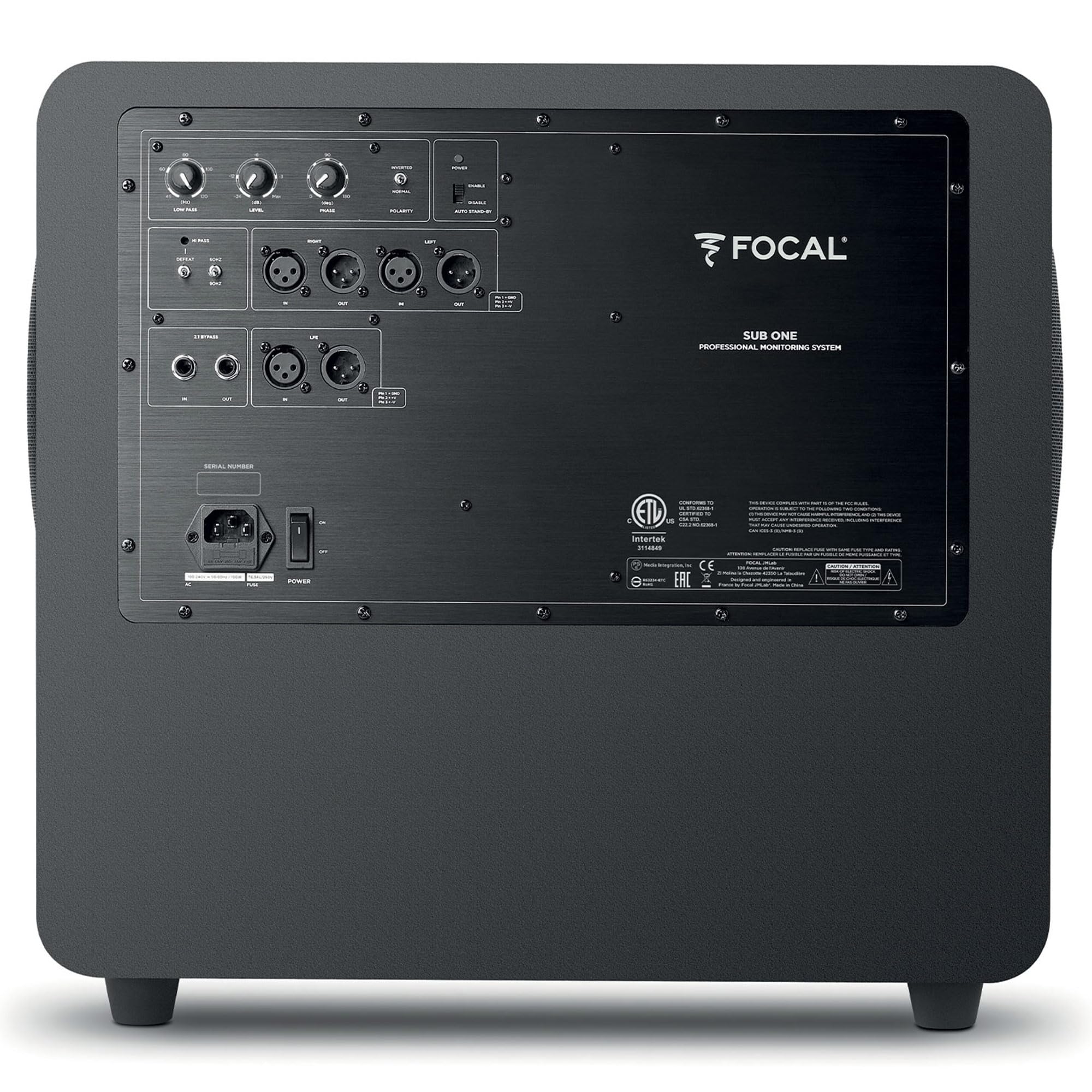 Amazon | Focal Sub One アクティブサブウーファー ブラック