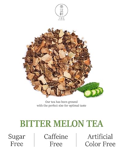 Miniatura 4 de DAJUNGHEON Bitter Melon Tea (1.0oz)1.5g x 20 Tea Bags, Premium Authentic KOREAN Herbal Tea Hot Cold Caffeine-Free Crafted Pure Dried source Roasted